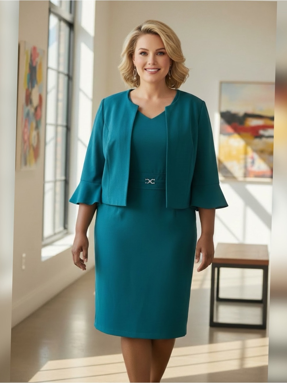 NWT NICOLETTE Dress Suit Set Size 20W /2X